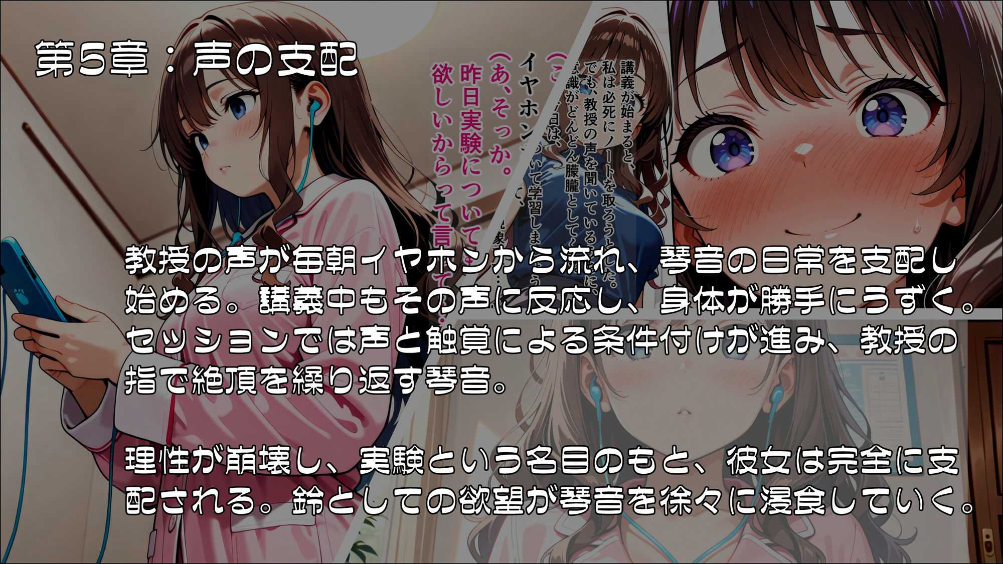 サンプル画像5:琴音と鈴 〜心理学実験が目覚めさせたもう一人の私〜_前編(ゆいのまにまに) [d_621331]