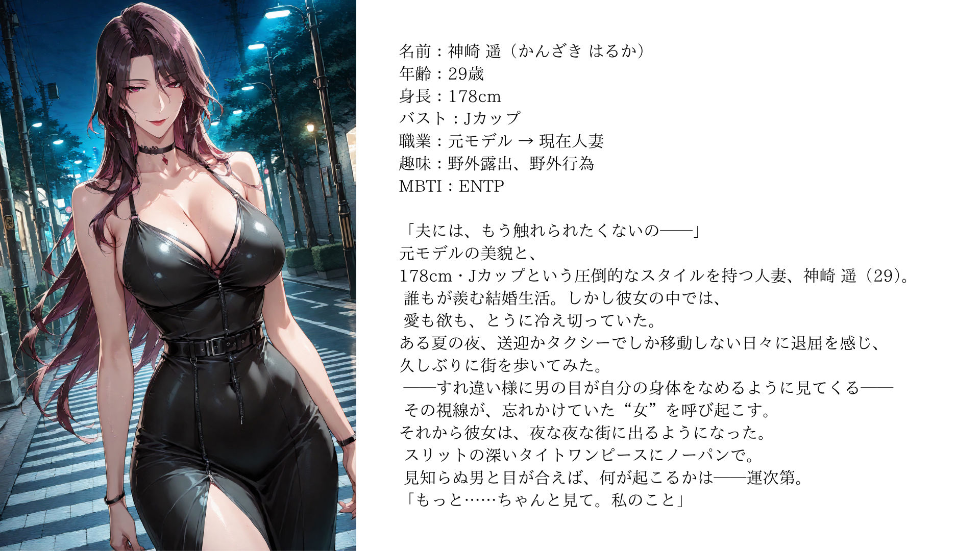 サンプル画像3:痴女は夜しか歩かない〜露出狂ドS姉さんの快楽強●ナイト〜(ヒールの隙間) [d_621335]