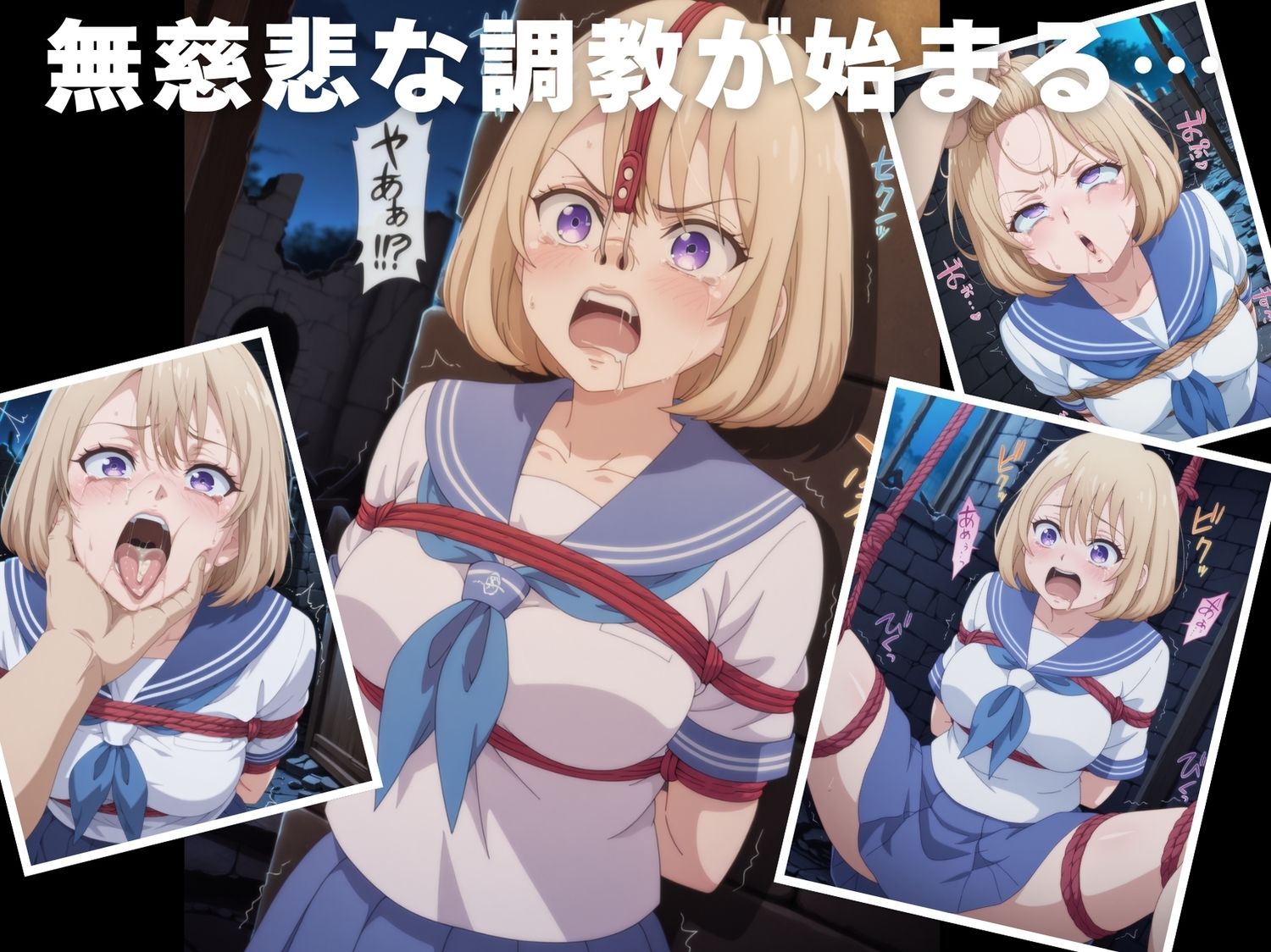 サンプル画像2:【調教・拘束・触手】海● 幸(月夜の工房) [d_621431]