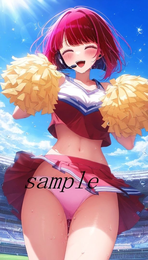 サンプル画像3:推し〇子 有〇かなCG集（ギリモザ）〜乳首攻め、搾乳〜(四等分くらいのアイドル) [d_621521]