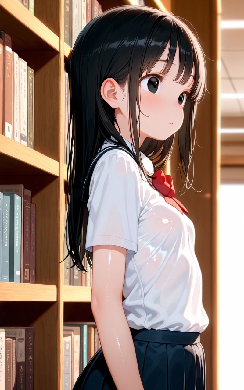 サンプル画像1:真面目なちっぱい娘と汗だく中出し性教育(ロリもちもち工房) [d_621527]