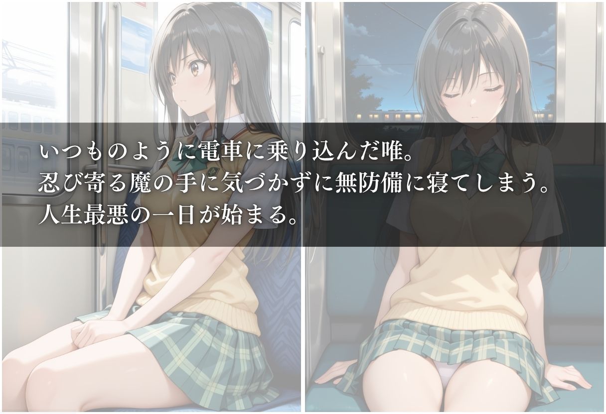 サンプル画像1:電車痴●  『痴●To LOVEる』 〜古手川唯編〜(Haru) [d_621574]