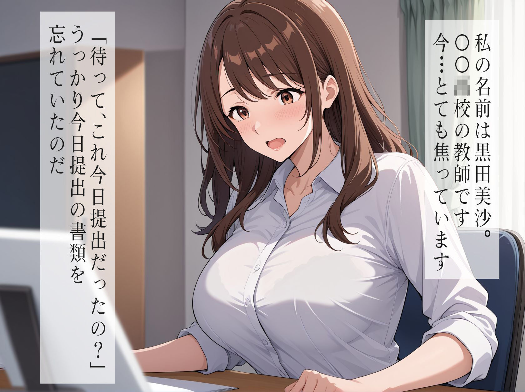 サンプル画像1:放課後の秘密  ーー裏切られても、まだあなたが欲しいーー(ぴんくのびきに) [d_621626]