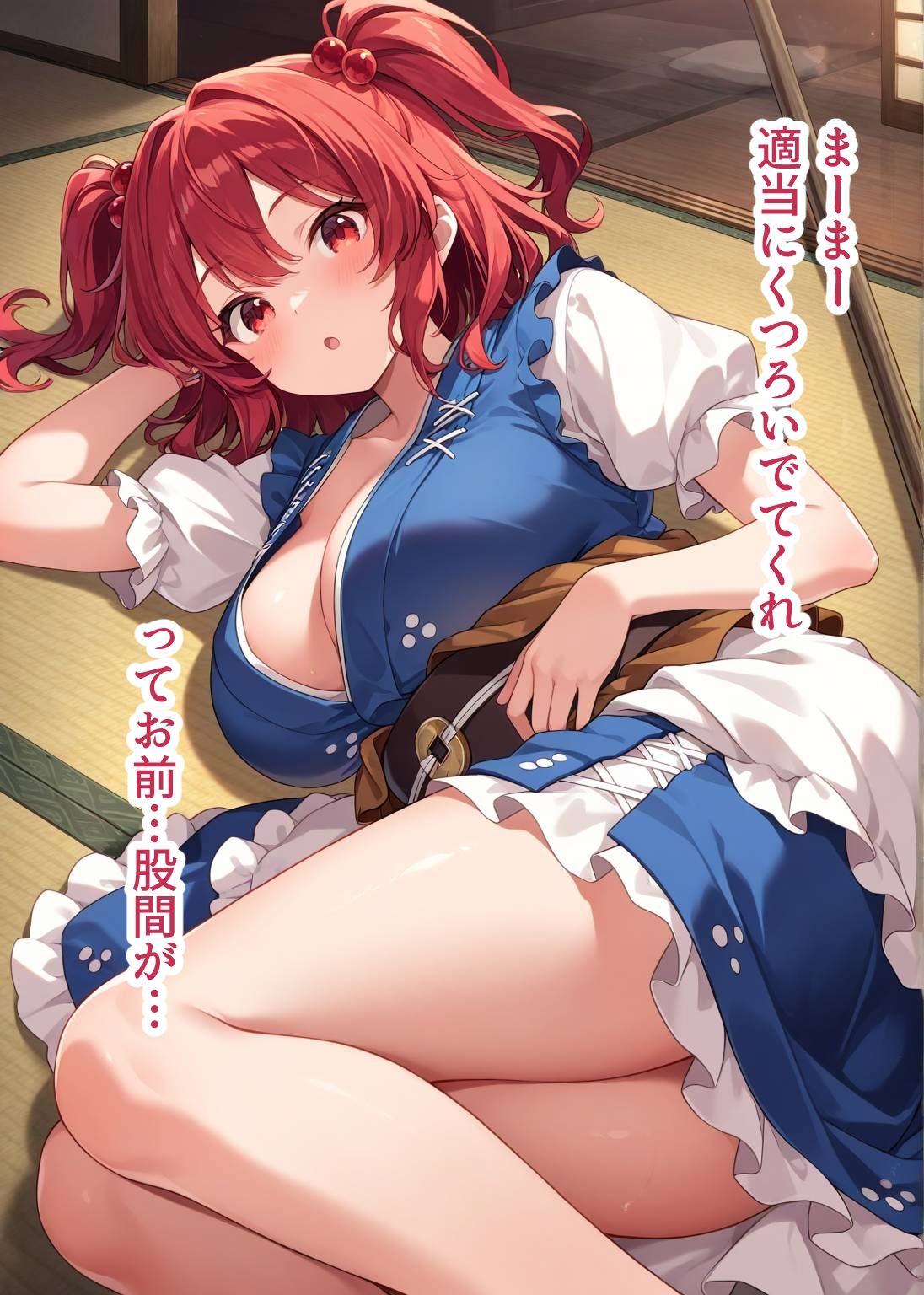 サンプル画像2:東方交尾録〜小野塚小町編〜(東方FAP) [d_621646]