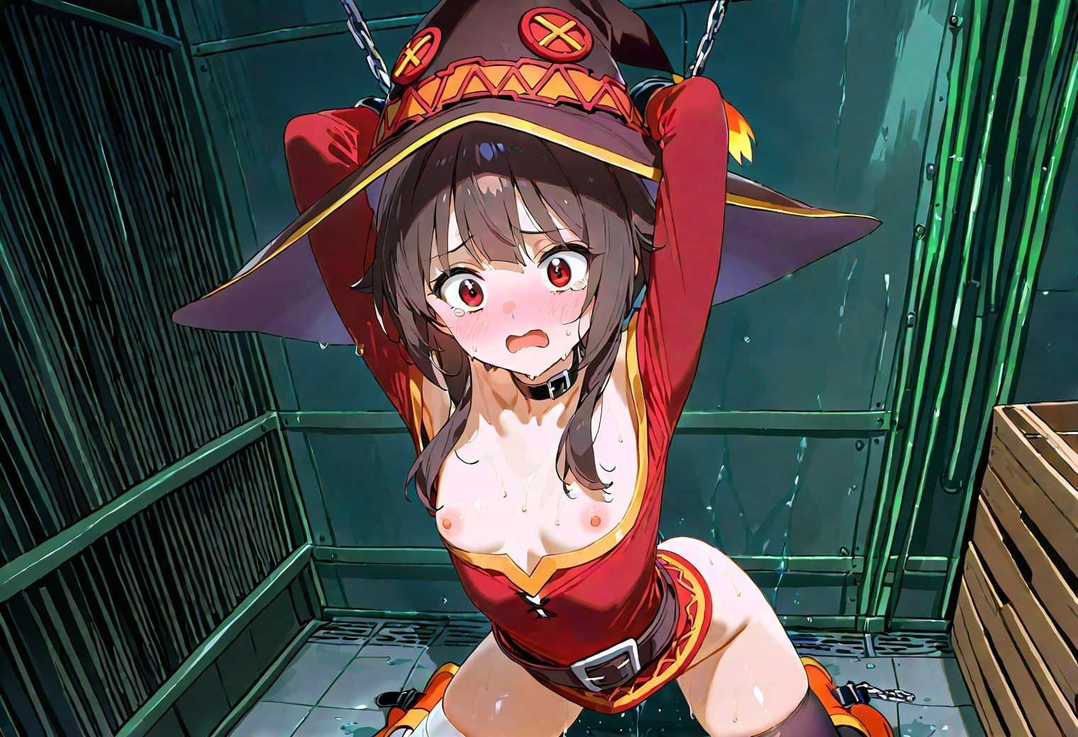 緊縛汁まみれヒロイン めぐ○ん2