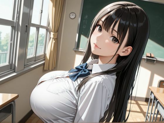 サンプル画像1:淫乱学園  巨乳JKの制服脱がして特別種付け授業(つるむち屋) [d_621820]