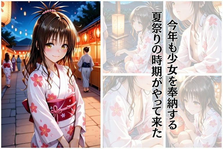 サンプル画像1:夏祭り  結●美柑編(あい倶楽部) [d_621855]