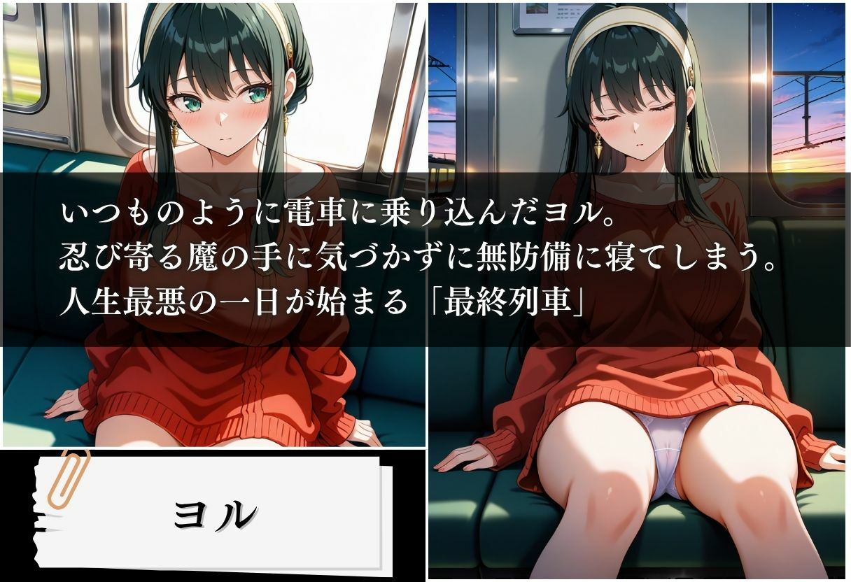 サンプル画像1:最終列車 殺し屋×強●妊娠 〜ヨル編〜(とろける果実) [d_621861]