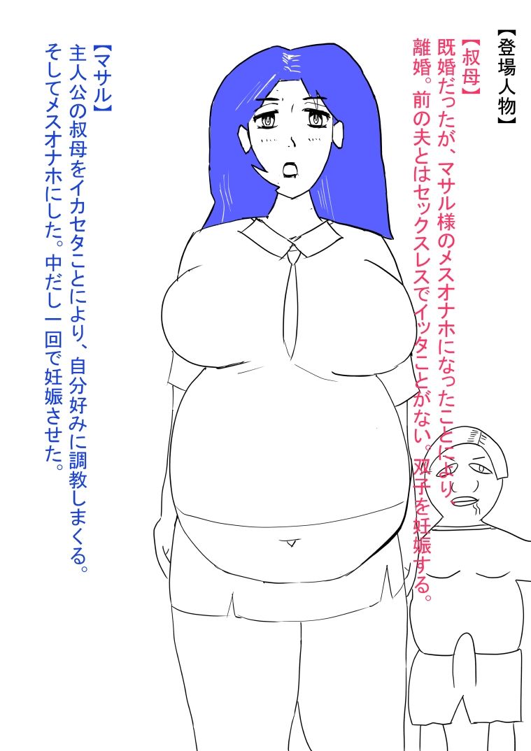 叔母が犯●れ、雌オナホにされる。ボテ腹編_1