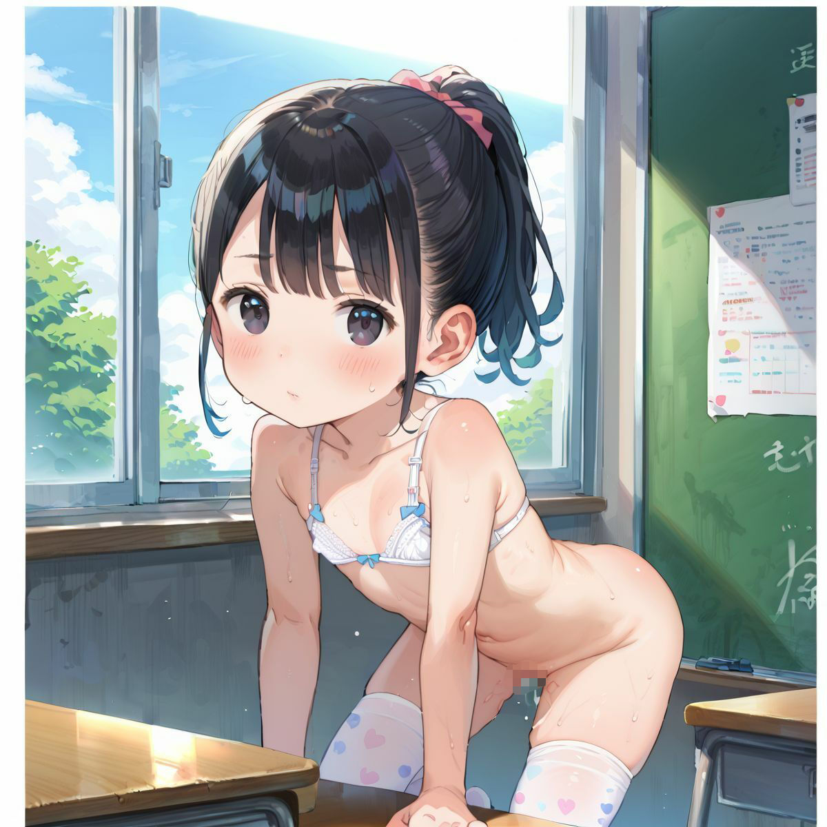 純粋無垢なちっぱい少女は白下着しか着ない01 - hitomi raw無料エロ漫画(同人誌)サンプル画像 004