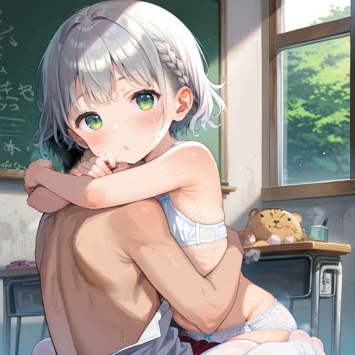 純粋無垢なちっぱい少女は白下着しか着ない026