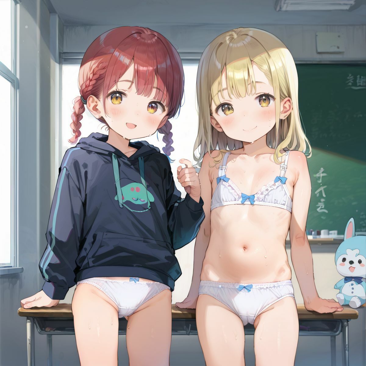 純粋無垢なちっぱい少女は白下着しか着ない029