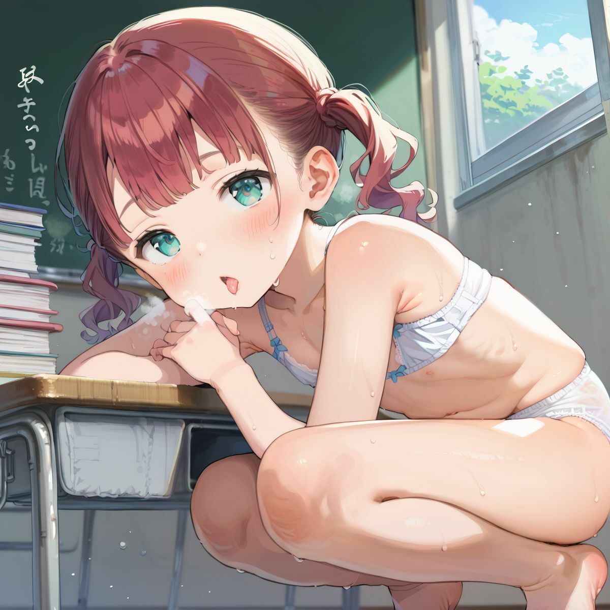 純粋無垢なちっぱい少女は白下着しか着ない031