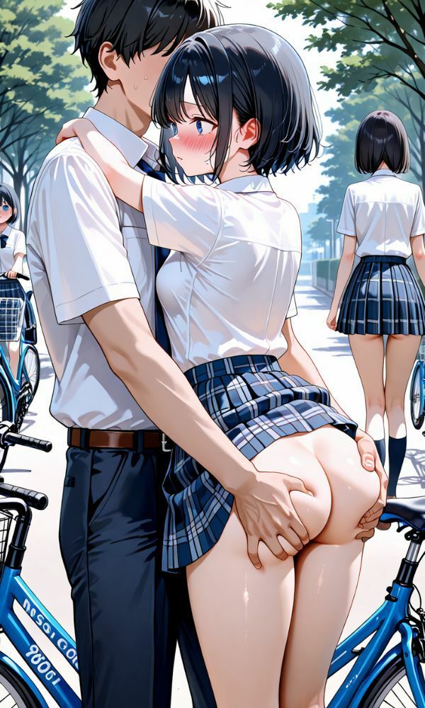 サンプル画像3:クラス美女が野外中出し  〜どんな場所でも開放的なS◯X〜(こねこスタジオ) [d_621996]