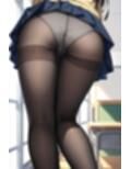 女子〇生の黒タイツパンチラ【500枚】