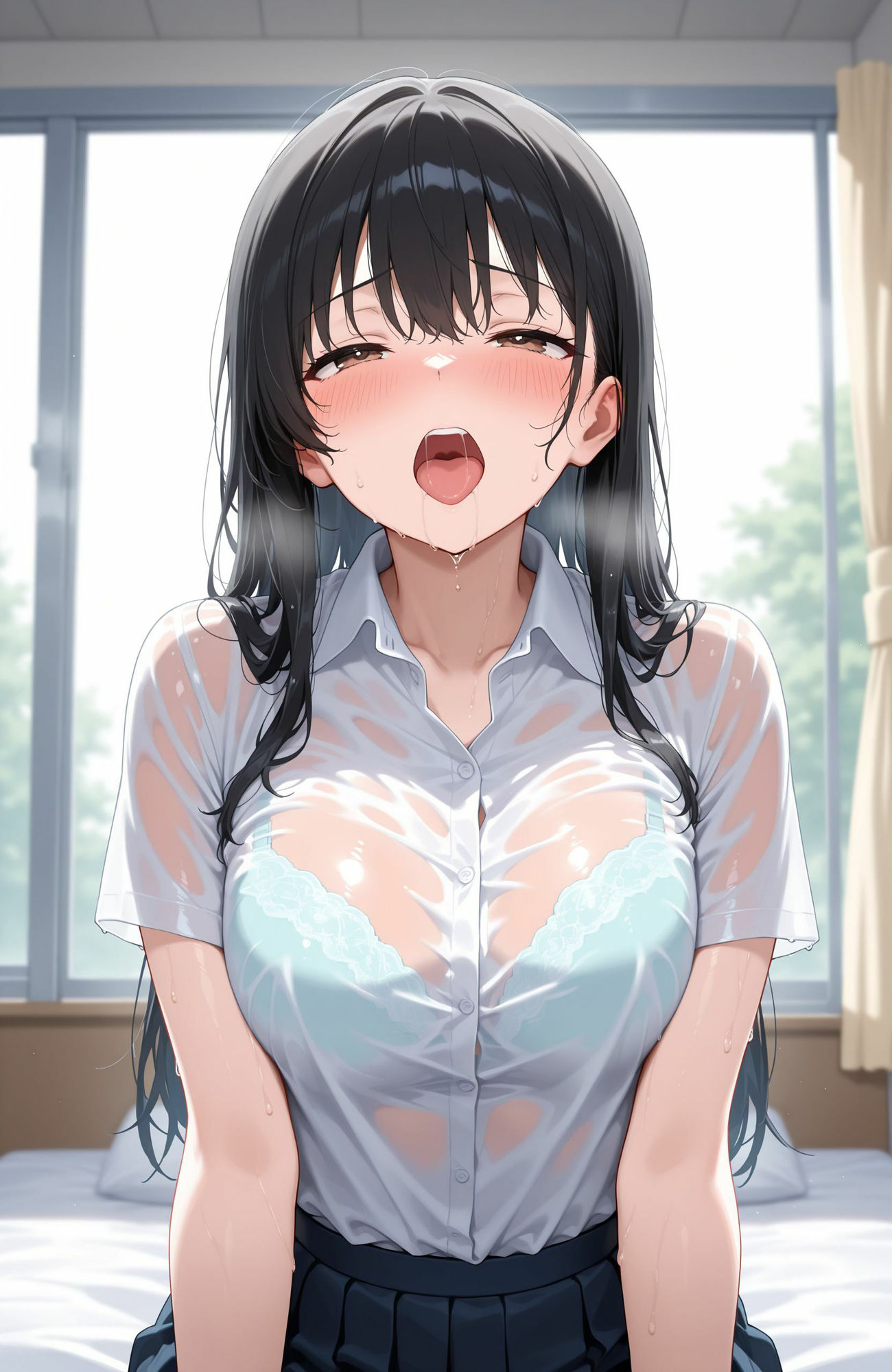 女子校生の放課後中出しセックス 画像4