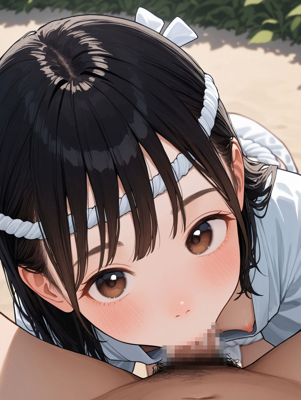 サンプル画像1:地元の祭でハッピ娘とはっぴっぴ(ジャングルジム) [d_622061]