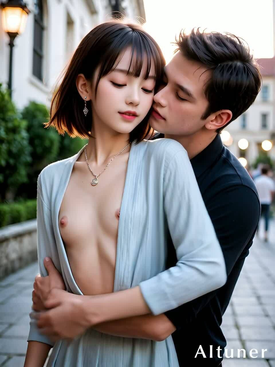 サンプル画像6:【HDリアルモーション】微乳ギリギリMIX（はーと） 規格外AIグラビア ─ ポロリ＆チラリ＆寸止め＆丸見え167連発【wan2.1】(AItuner) [d_622078]