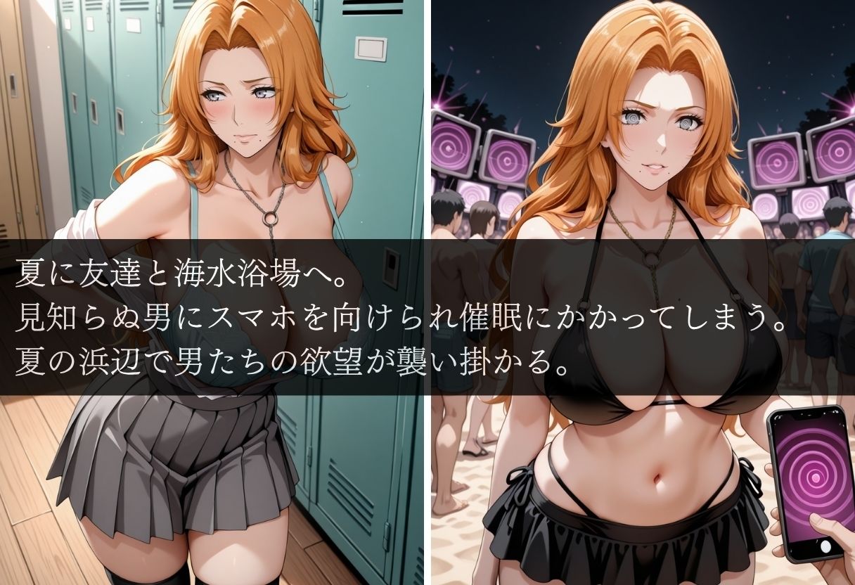 浜辺で堕ちた少女の催●調教録〜乱菊編〜1
