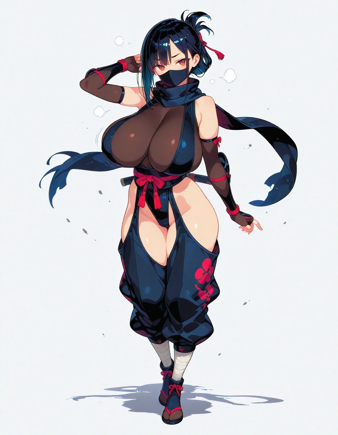 サンプル画像5:くノ一なのは見参？(新天快) [d_622129]