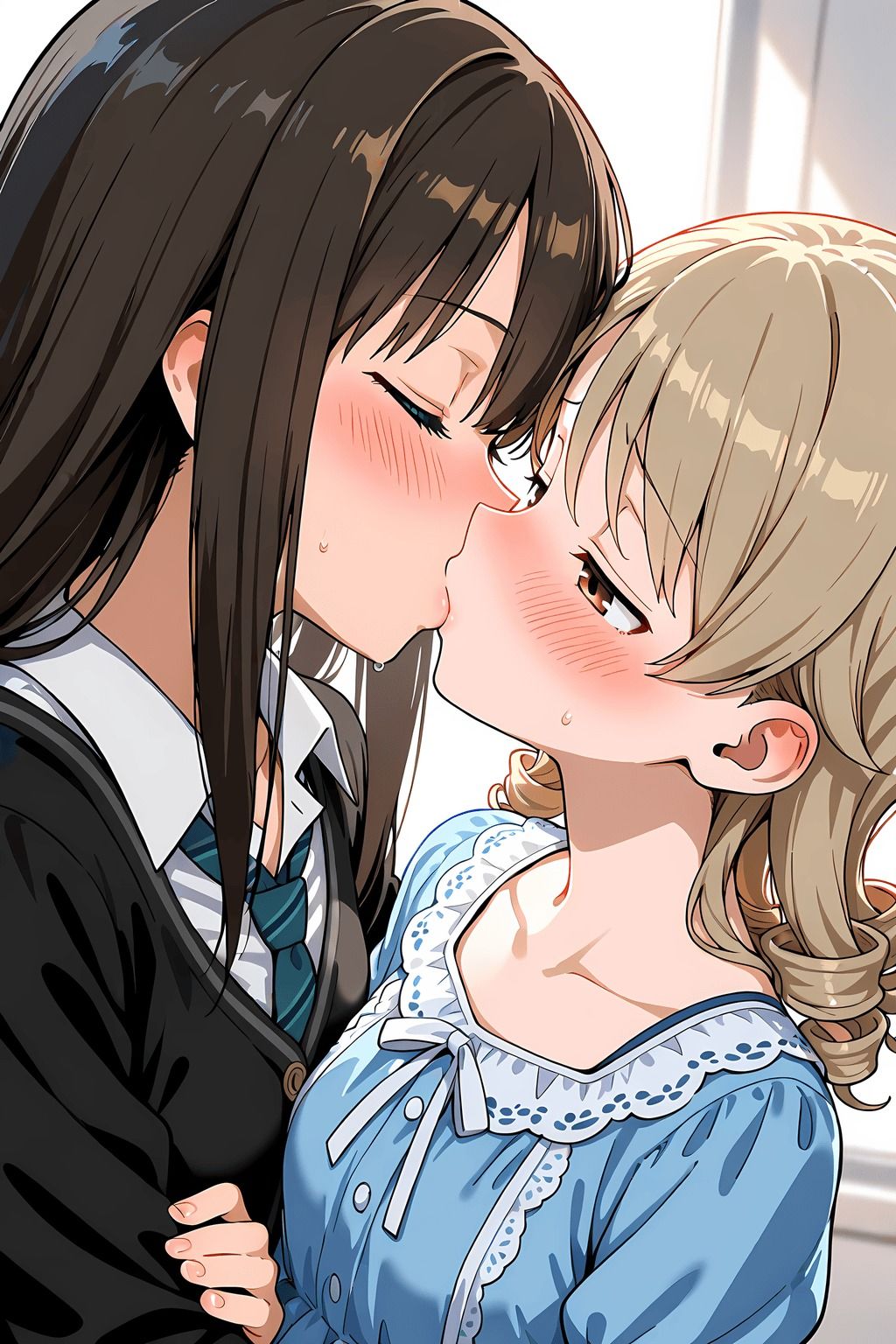 渋〇凛と森久〇乃々のイチャらぶエッチ本 画像4