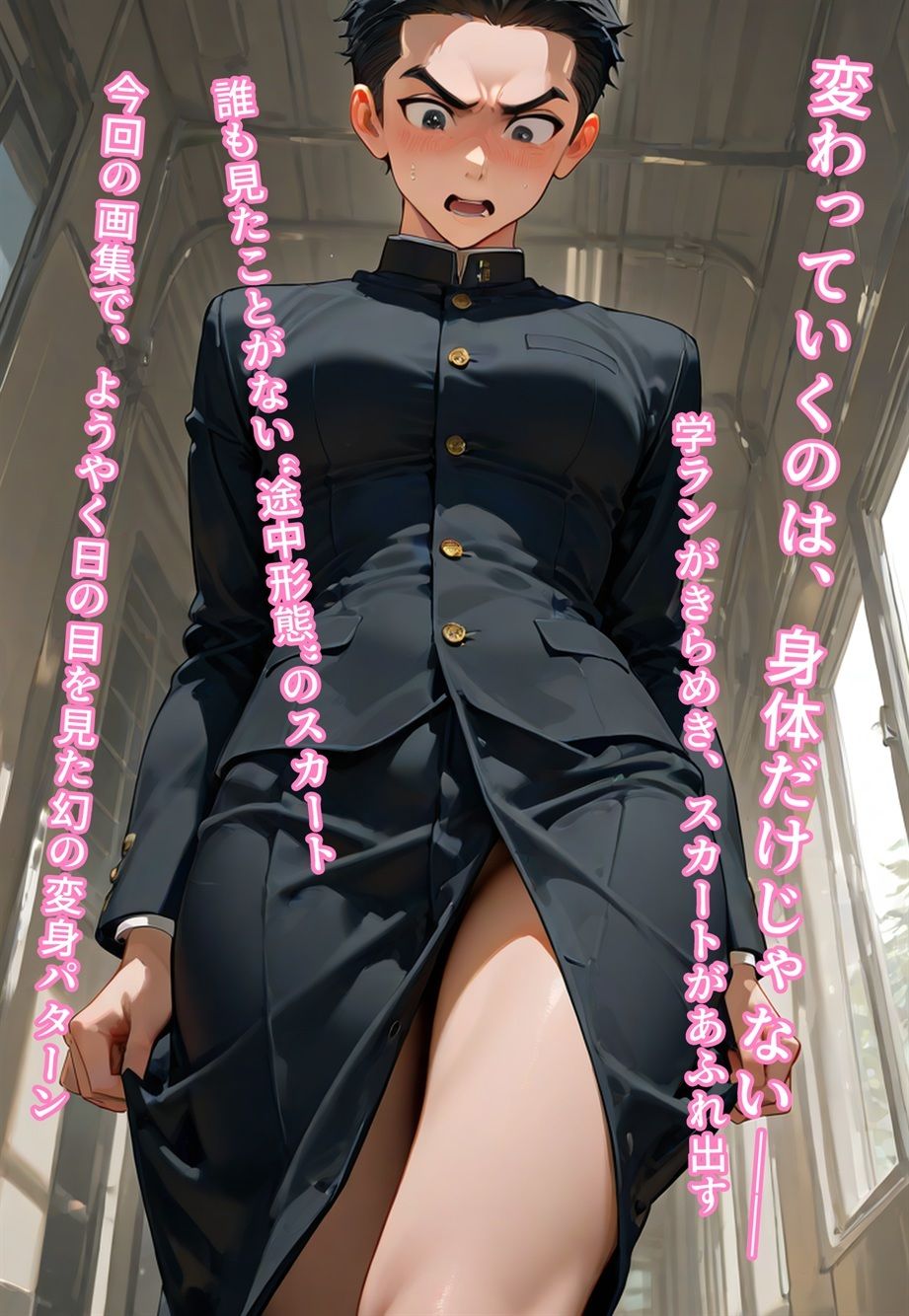 サンプル画像2:全校女体化★100円画集 〜セーラー裁きの舞台裏〜(真城の秘宝館) [d_622173]