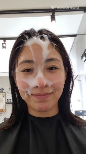 サンプル画像3:顔射後の余韻 – ヘアサロン編 Vol.1(FacialDreams) [d_622177]