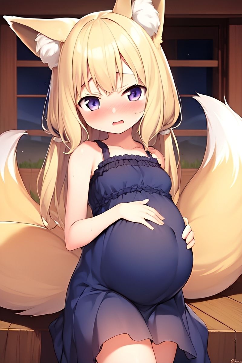 サンプル画像3:妊キツネ(髀肉) [d_622228]