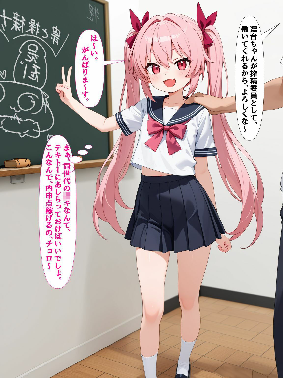 搾精委員会活動報告 vol2 メス○キ系委員 りおんちゃん サンプル画像 2