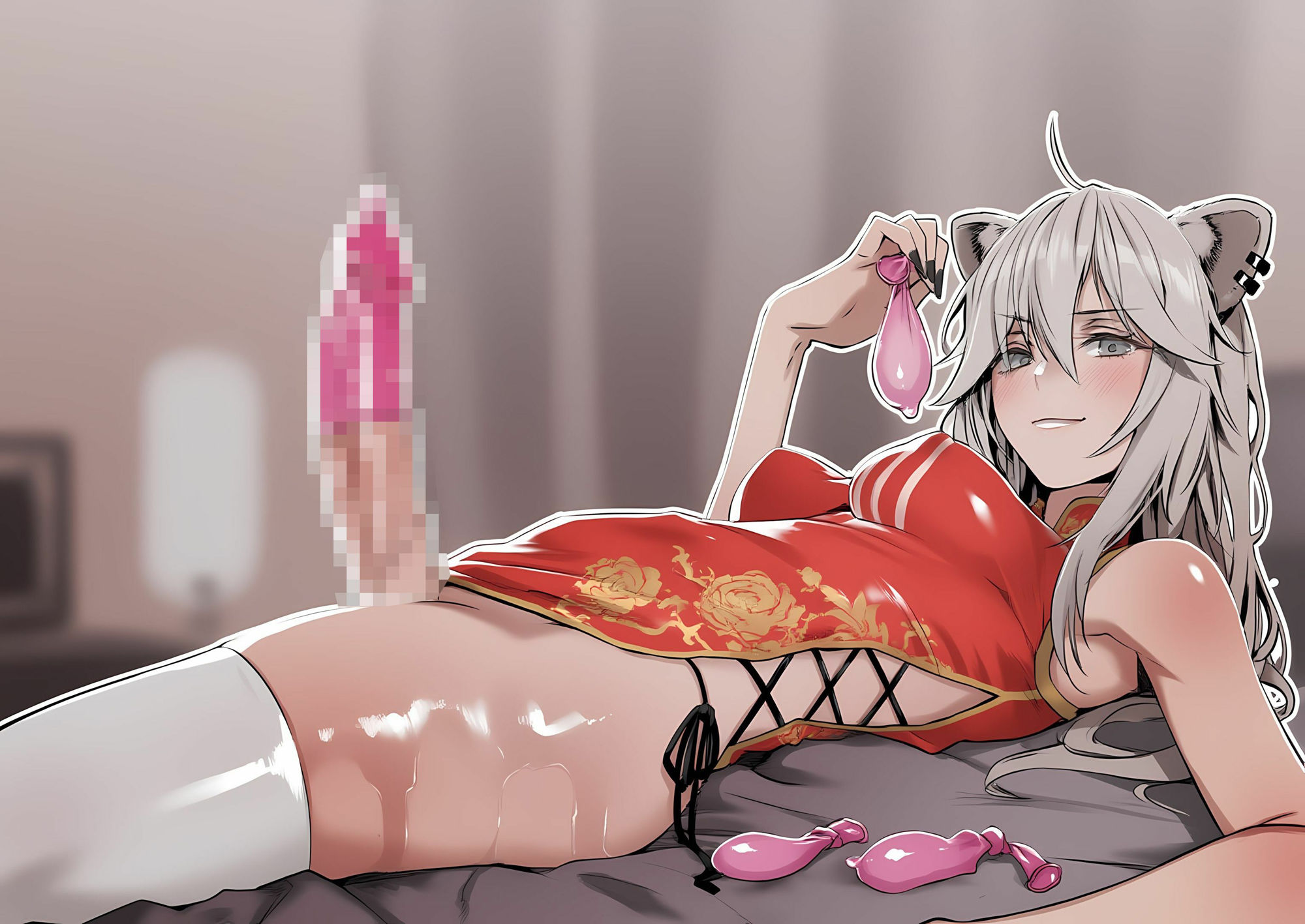 サンプル画像6:ホ◯ライブ 獅白ぼ◯ん × 大空ス◯ル(futai) [d_622249]