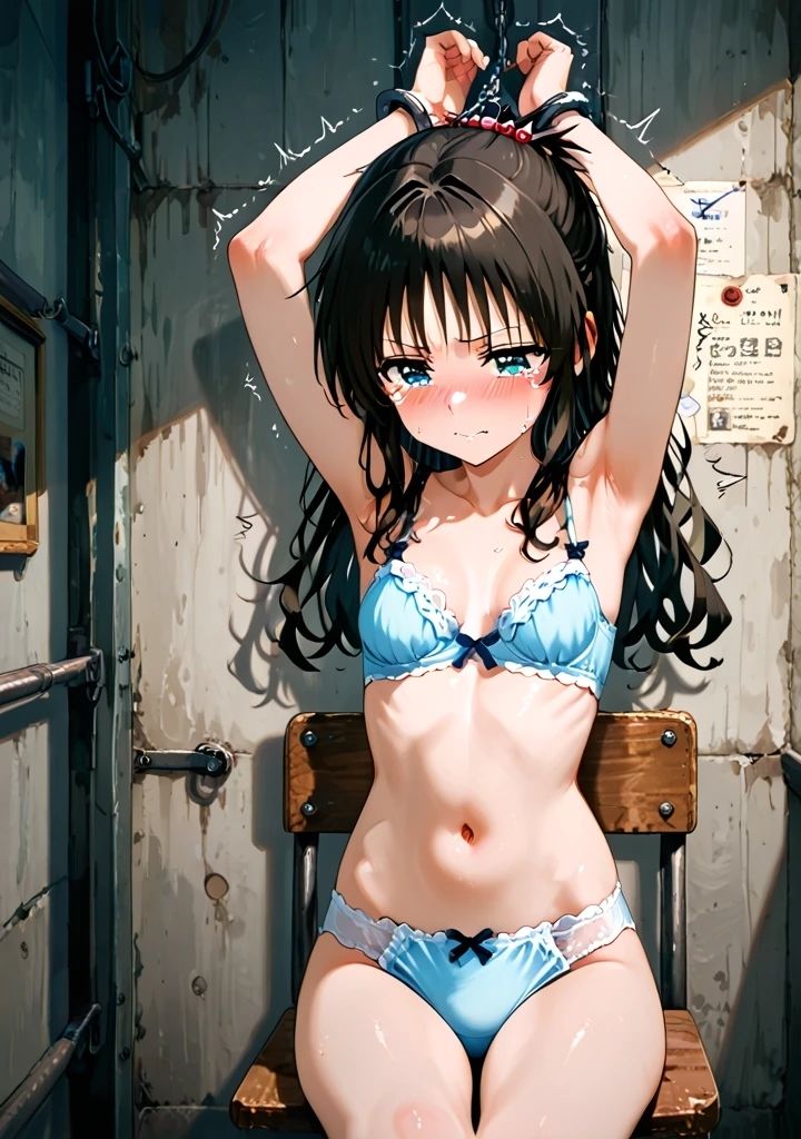 サンプル画像3:崩れた平穏〜囚われた結〇美柑〜(くうのAI工房) [d_622289]