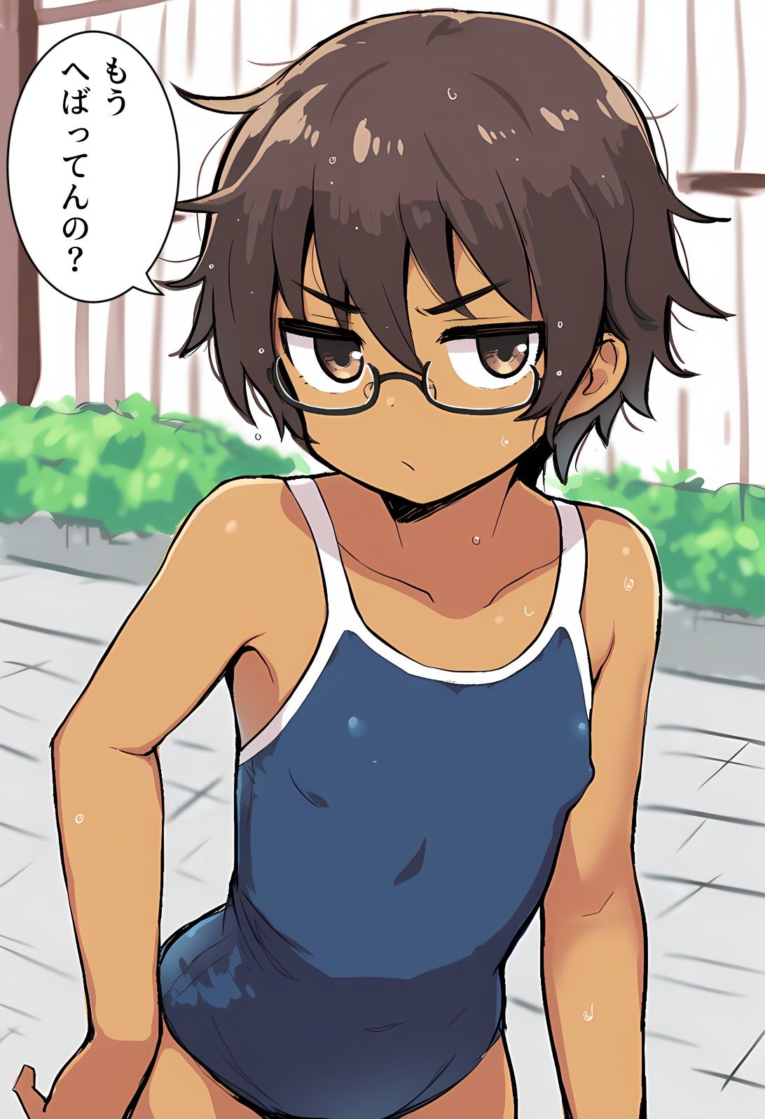 サンプル画像5:あの子が彼氏にしか見せない顔をみんなで見ちゃう本(褐色眼鏡工房) [d_622290]