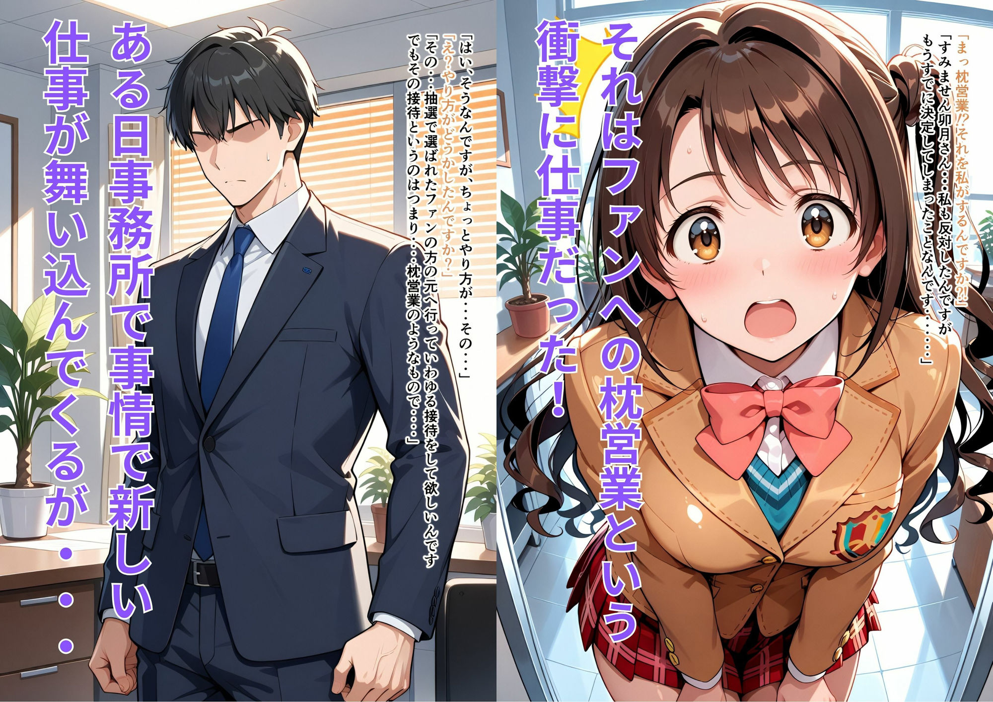 サンプル画像1:一生懸命がんばります！私があなたの生きがいになってみせますからね(はやふ) [d_622523]