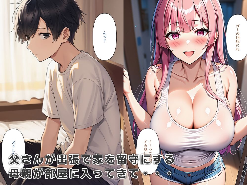 サンプル画像2:再婚した新ママに女体化され、息子はメス堕ちする(ねずみのバンキング) [d_622524]