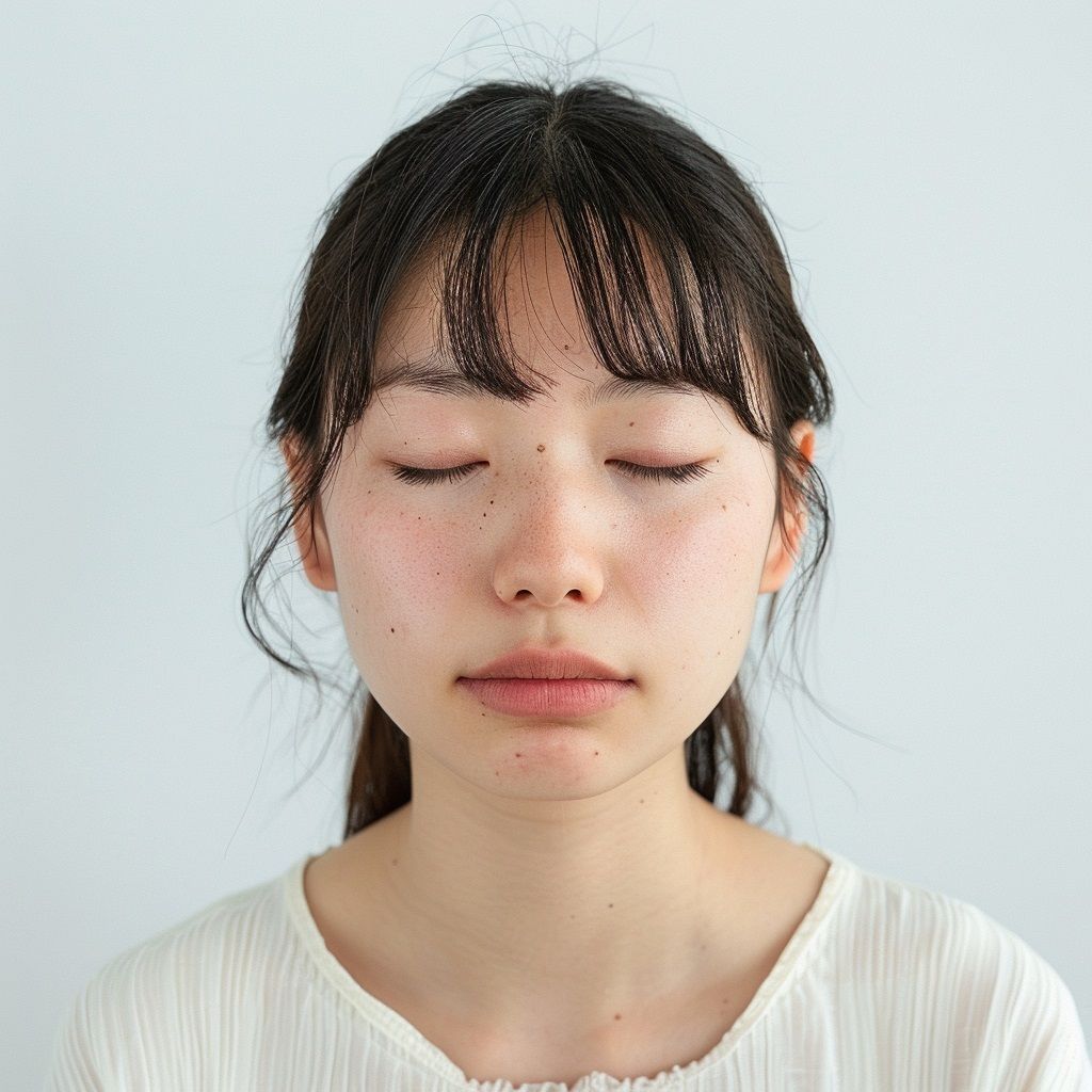 サンプル画像5:100人の顔射図鑑(AI美少女図鑑) [d_622528]