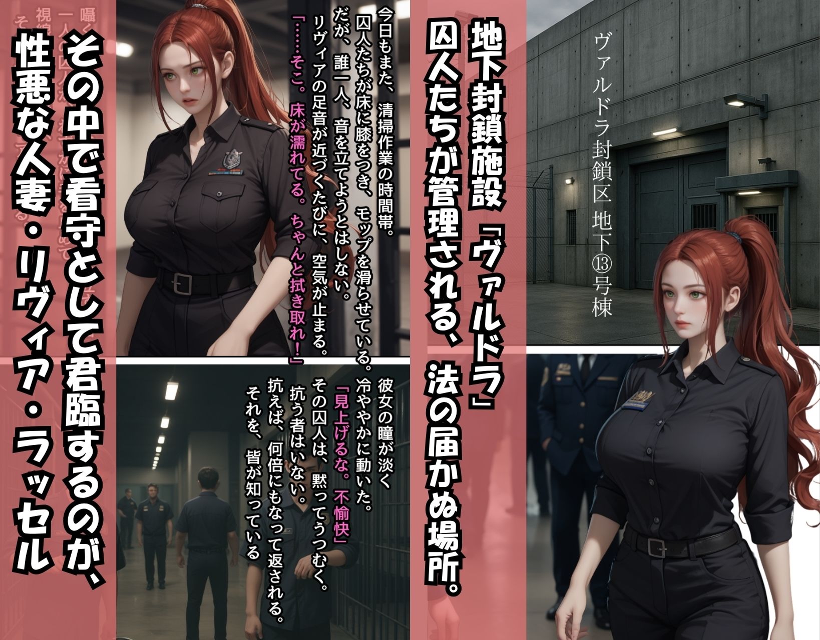 俺らを見下すイキり人妻看守に制裁集団種付け【輪〇編】/ドラマ美麗CG集 画像1