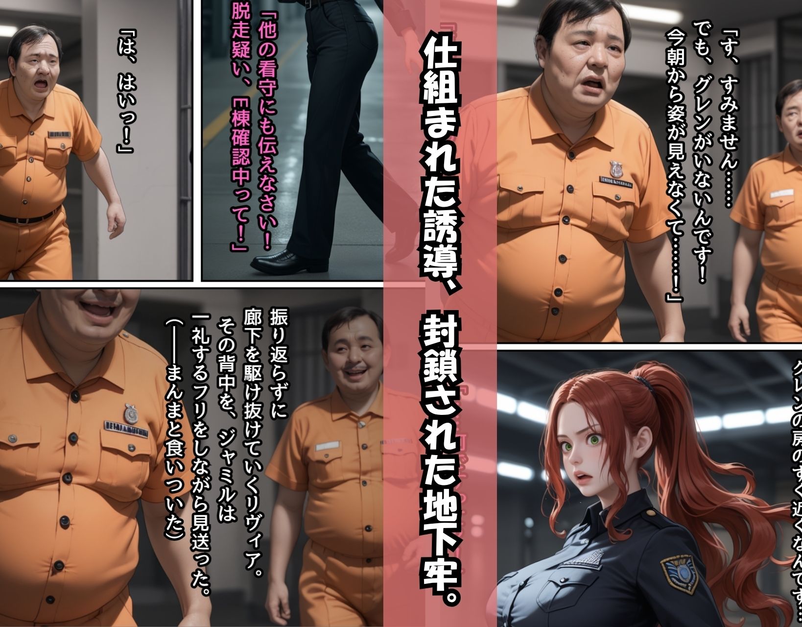 俺らを見下すイキり人妻看守に制裁集団種付け【輪〇編】/ドラマ美麗CG集 画像5