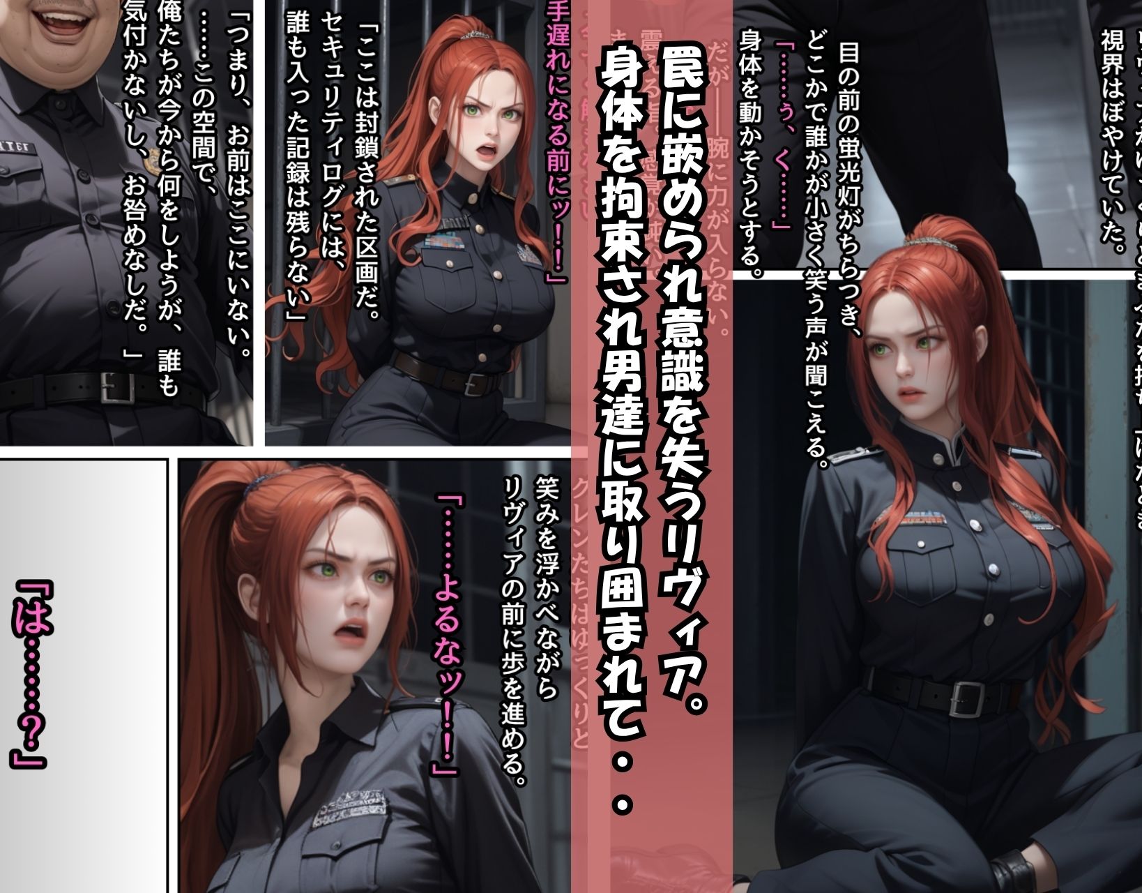 サンプル画像6:俺らを見下すイキり人妻看守に制裁集団種付け【輪〇編】/ドラマ美麗CG集(くりきんとん) [d_622556]