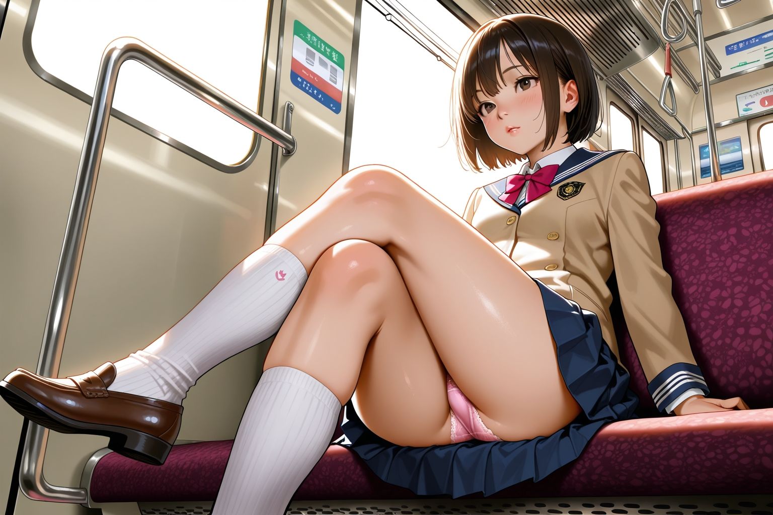 見てるのはスカート。でも本当は… 画像3