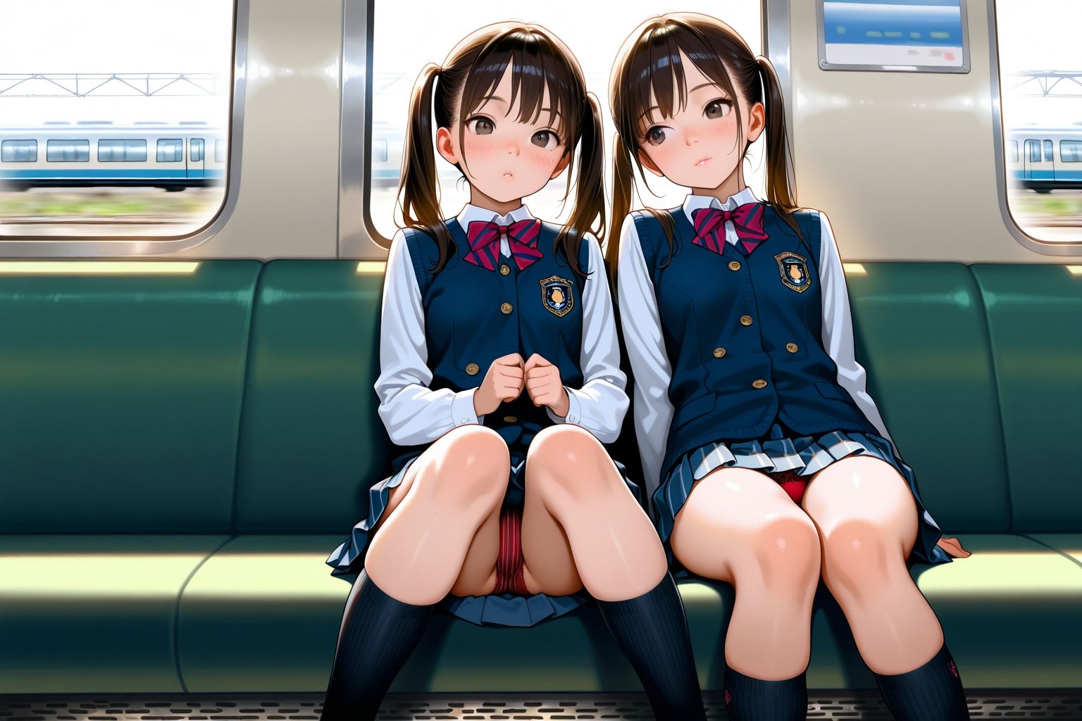 見てるのはスカート。でも本当は… 画像5