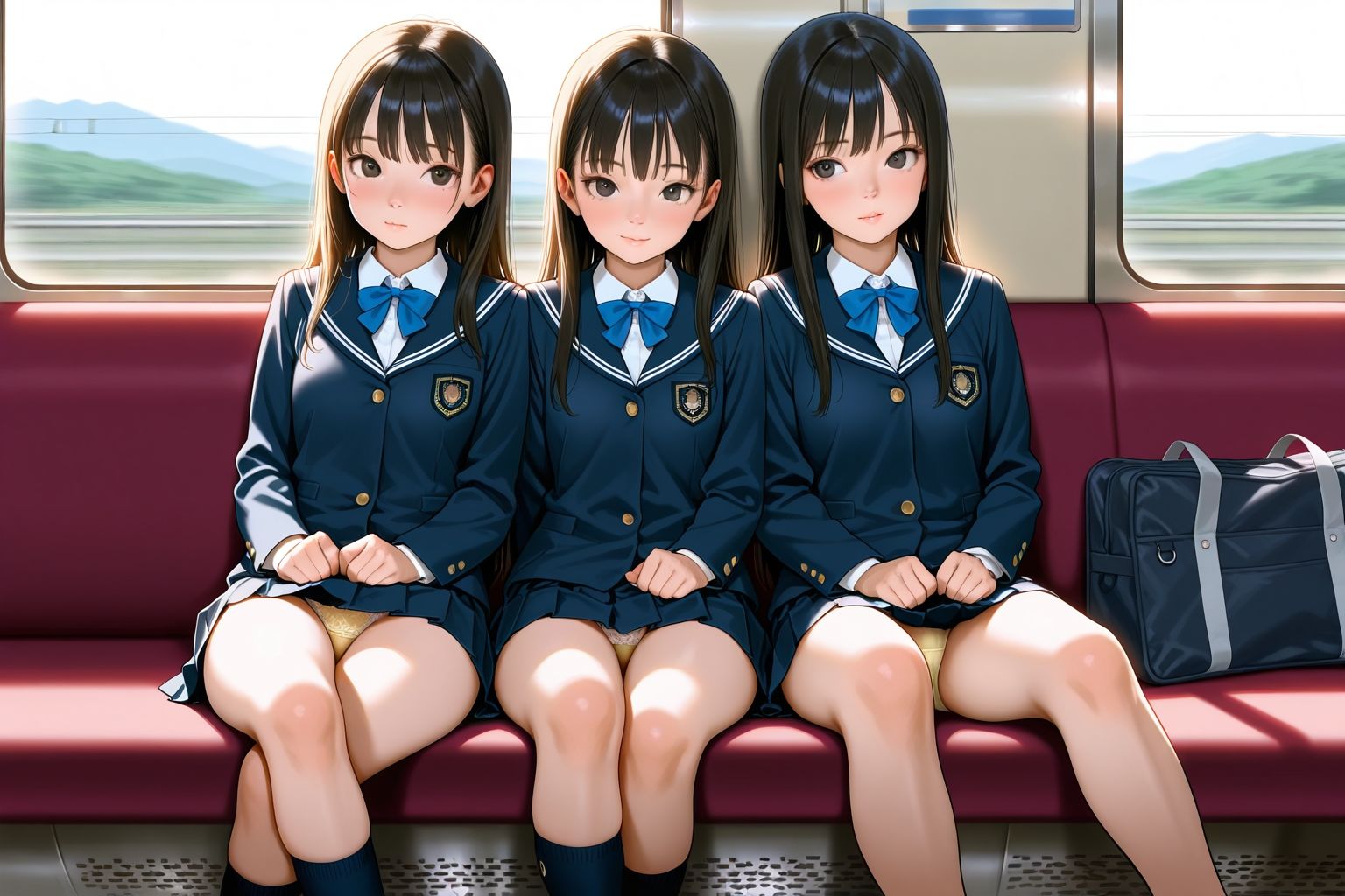 見てるのはスカート。でも本当は… 画像6
