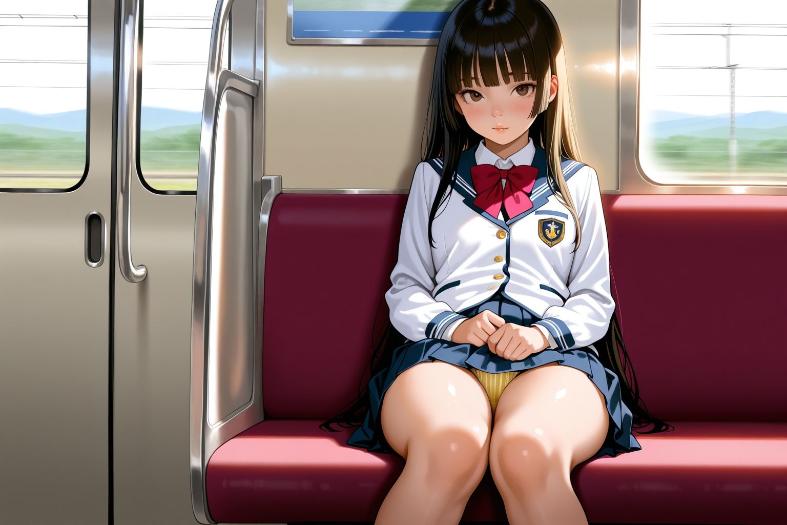 見てるのはスカート。でも本当は… 画像7