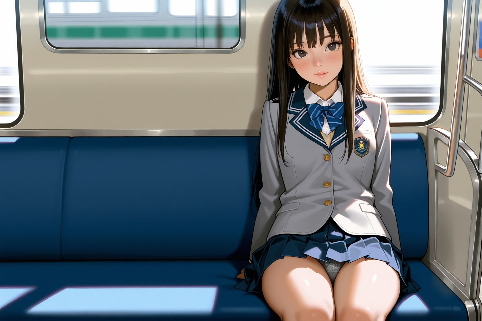 見てるのはスカート。でも本当は… 画像8