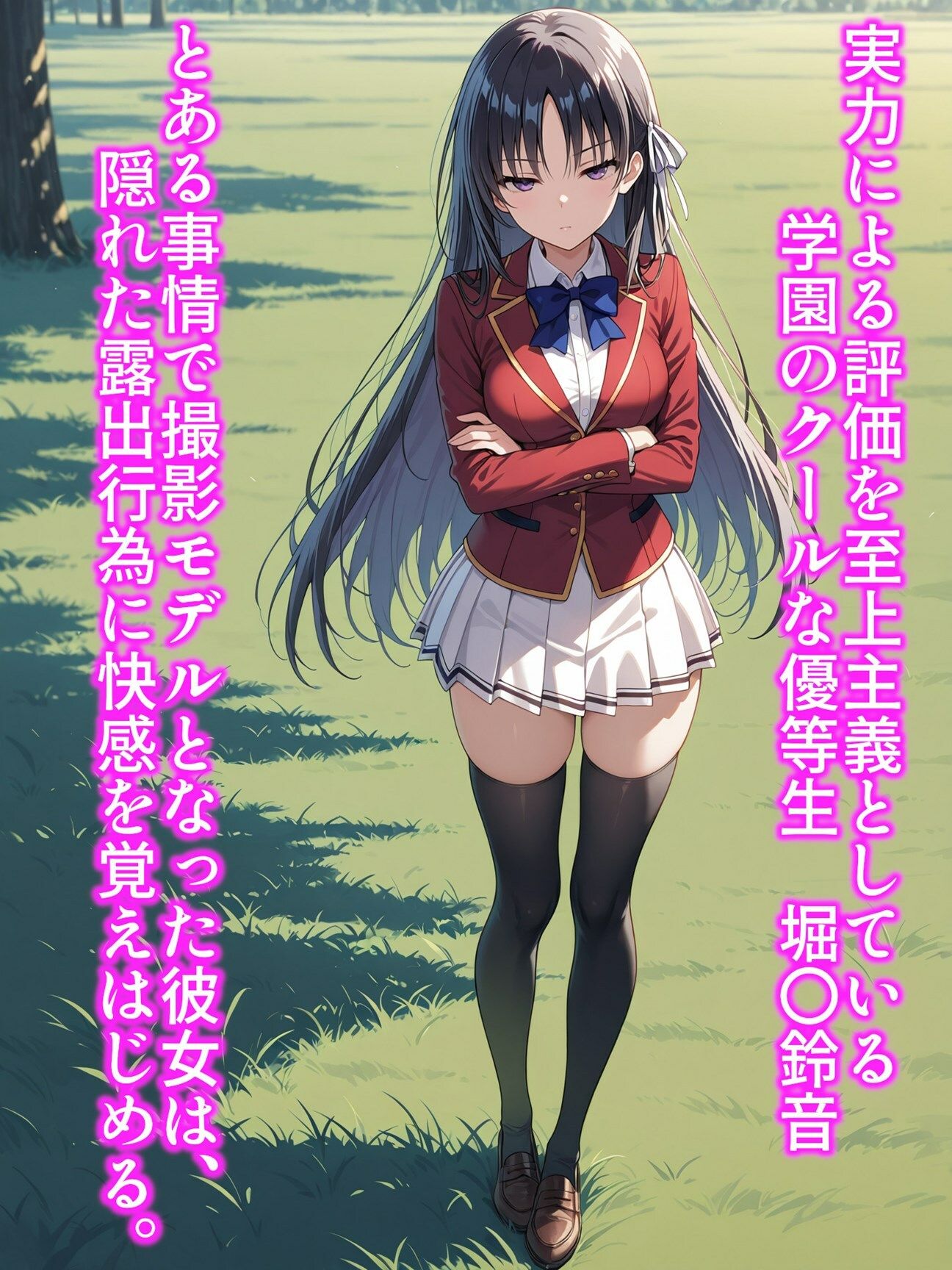 サンプル画像1:堀〇鈴音は自分が露出狂だとまだ知らない(CreaTeSun) [d_622693]