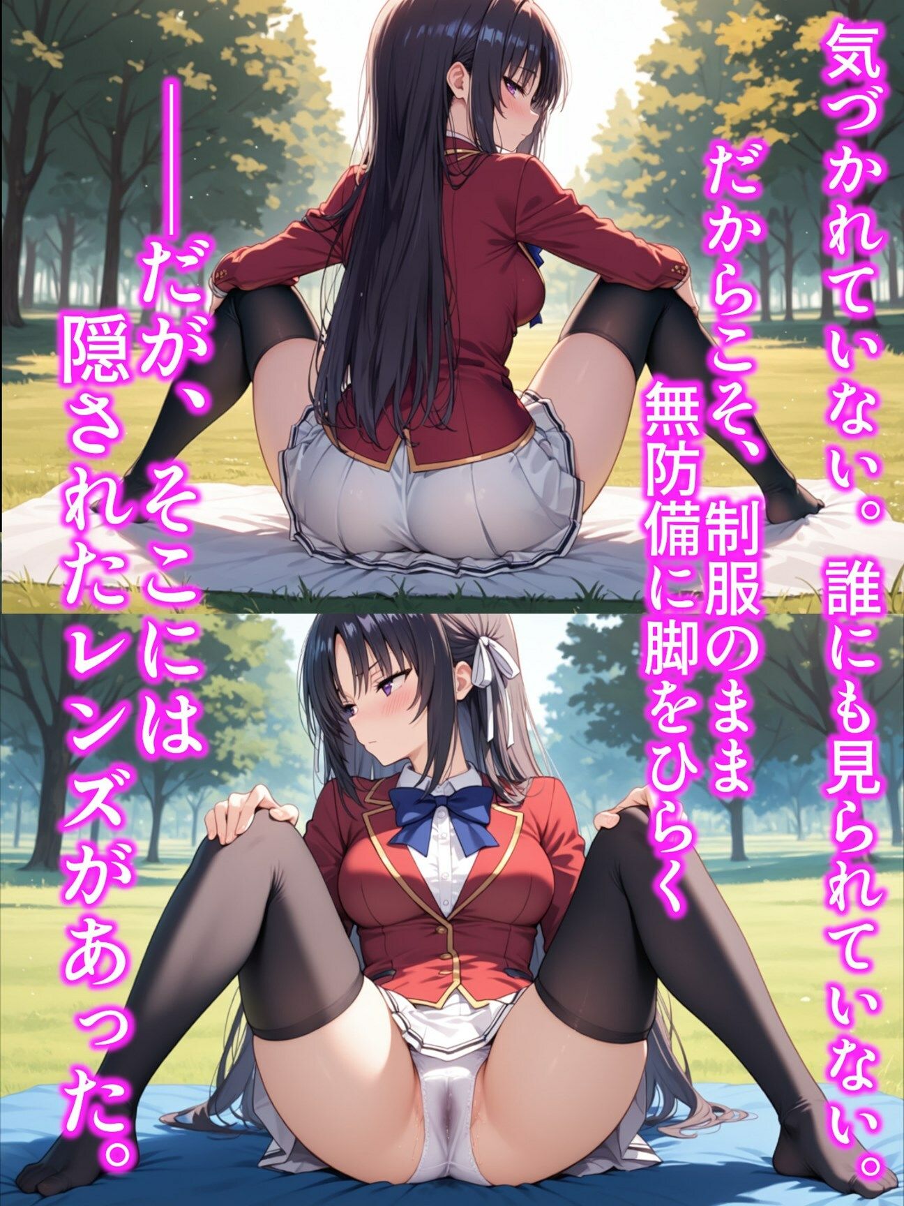 サンプル画像2:堀〇鈴音は自分が露出狂だとまだ知らない(CreaTeSun) [d_622693]