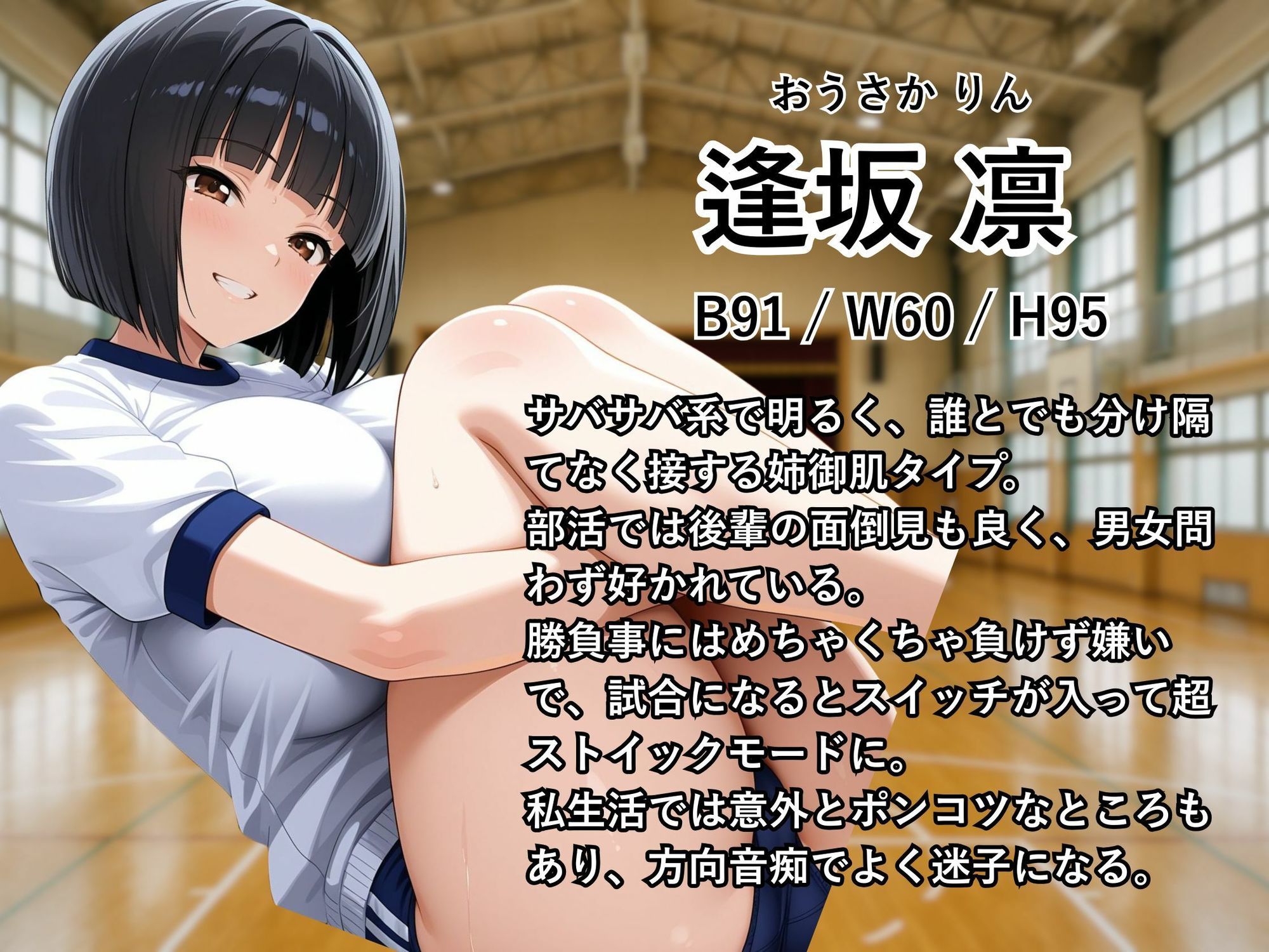 サンプル画像1:生徒に体操着で迫られて何度も中出しセックス  逢坂凛(スリーパー) [d_622705]