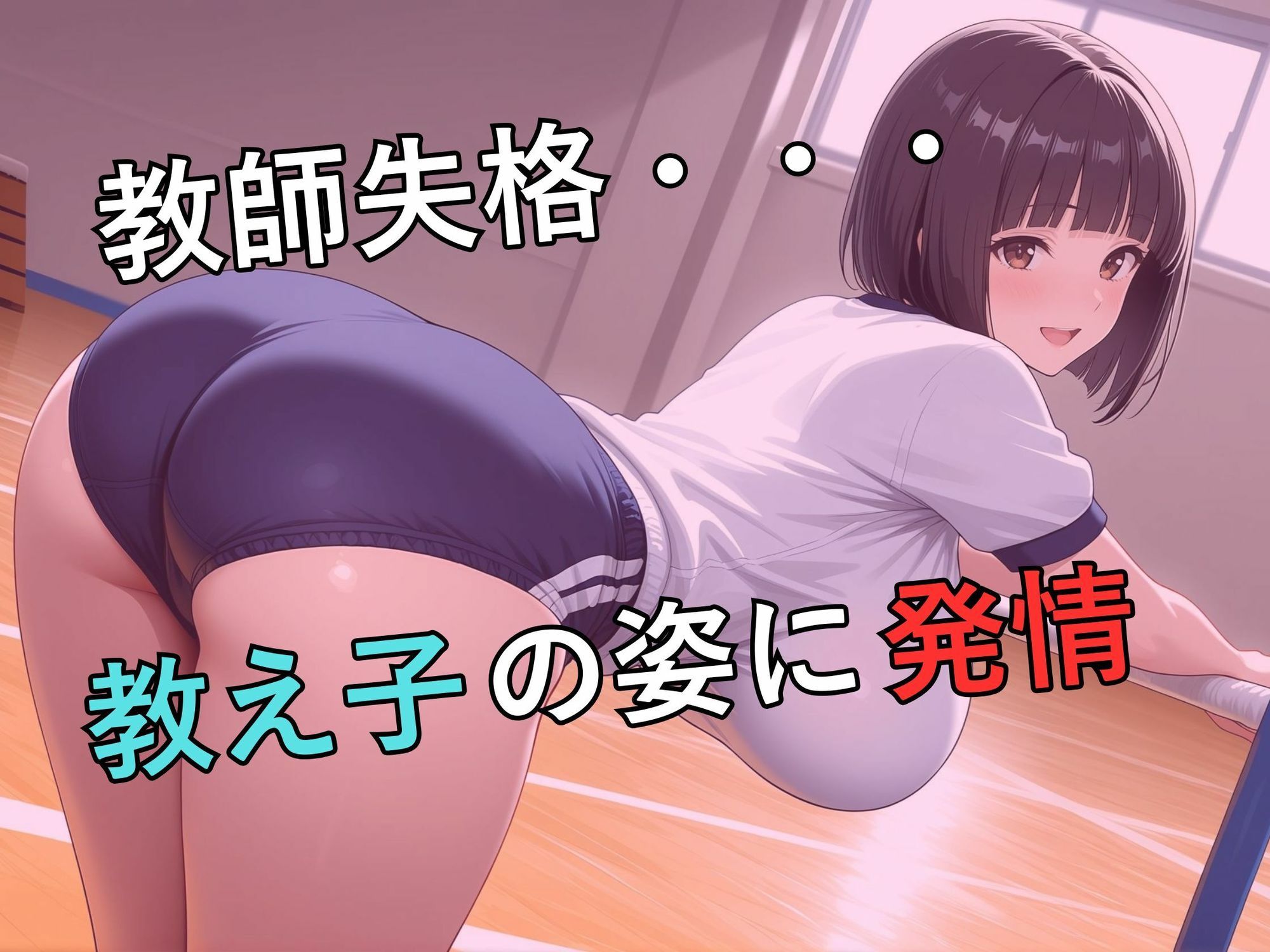 サンプル画像2:生徒に体操着で迫られて何度も中出しセックス  逢坂凛(スリーパー) [d_622705]