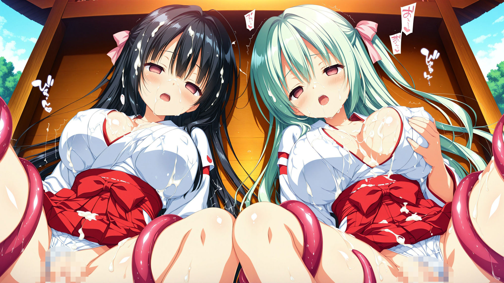 触手に囚われた少女達 〜巫女編〜 Vol.117