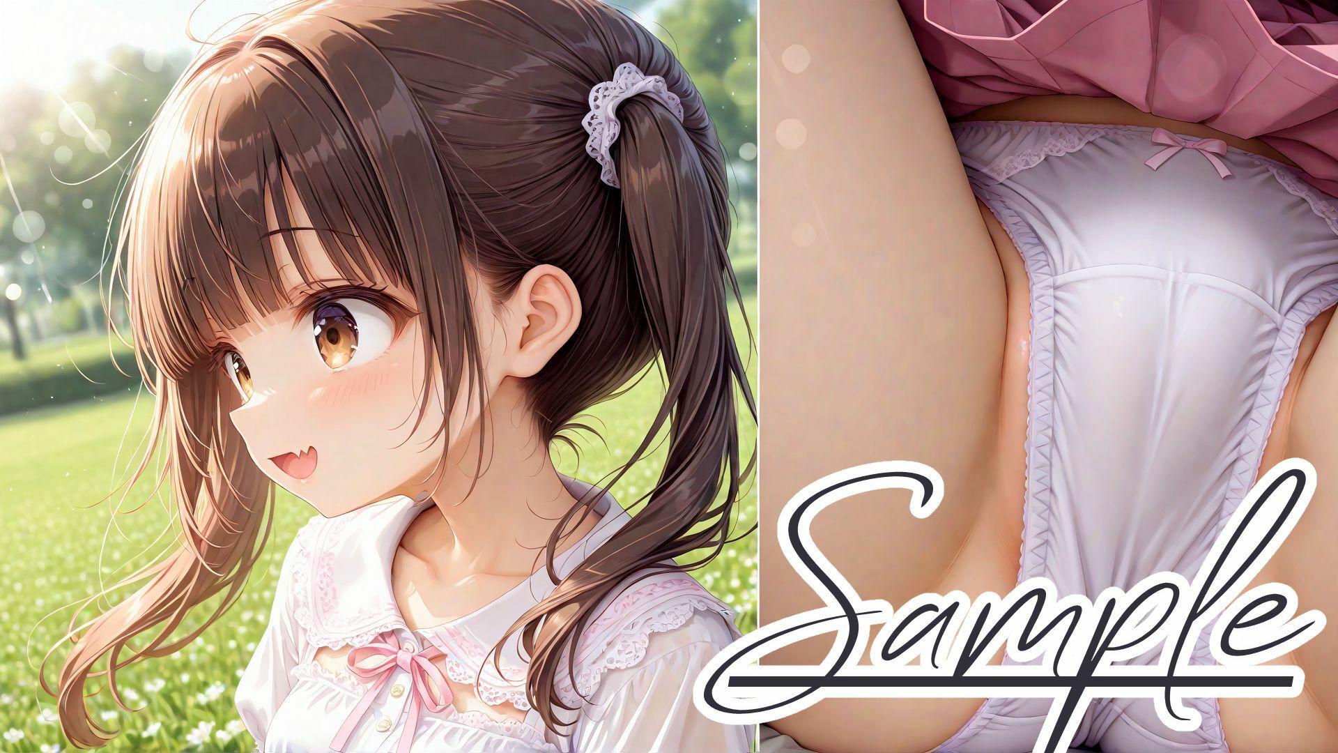 サンプル画像2:私服＆濡れパンツコレクション(棚から串だんご) [d_622754]