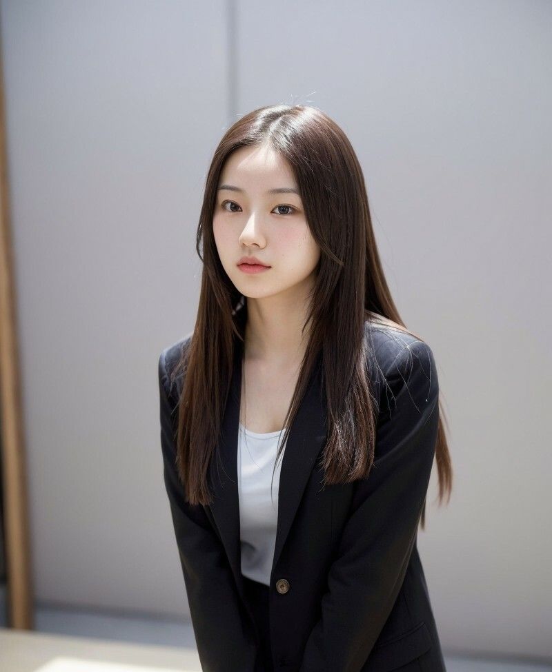 【美女名録】vol9.7 秘書の誘惑。冷たくても、惹かれてしまう。 198枚 【AIグラビア写真集】 画像1